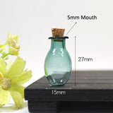 10PCS Tiny Glass Bottles with Corks for DIY Jewelry
