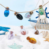 10PCS Tiny Glass Bottles with Corks for DIY Jewelry