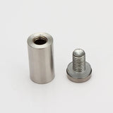 10PCS Glass Fasteners 12mm Stainless Steel Acrylic Standoffs Pin Nails