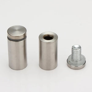 10PCS Glass Fasteners 12mm Stainless Steel Acrylic Standoffs Pin Nails