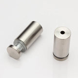10PCS Glass Fasteners 12mm Stainless Steel Acrylic Standoffs Pin Nails