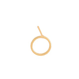 10PCS Brass Round Stud Earrings Pins DIY Jewelry Making Accessories
