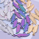 10PCS Punk Charm Necklace Titanium Steel Pendant Jewelry Supplies