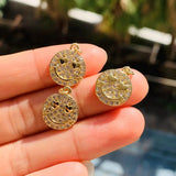 10PCS Smiley Face Star Pendant Charms Jewelry Making Beads