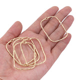 10PCS Zinc Alloy Irregular Hollow Border Charms for DIY Jewelry Making
