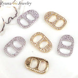 10PCS Silver CZ Soda Charm Pendant for Bracelet Necklace Making