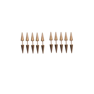 10PCS Hairpins Dreadlocks Cone Hair Clip for Braid Stainless Steel Jewelry
