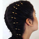10PCS Hairpins Dreadlocks Cone Hair Clip for Braid Stainless Steel Jewelry