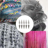 10PCS Hairpins Dreadlocks Cone Hair Clip for Braid Stainless Steel Jewelry