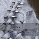 10PCS Hairpins Dreadlocks Cone Hair Clip for Braid Stainless Steel Jewelry