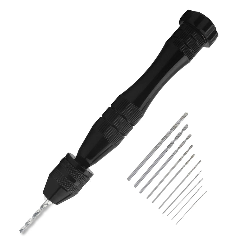 10PCS Hand Drill for Jewelry Making (0.8-3.0MM) Large Pin Vise Hand Drill