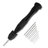 10PCS Hand Drill for Jewelry Making (0.8-3.0MM) Large Pin Vise Hand Drill
