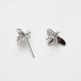 10PCS Honeybee Ear Studs Earrings 14k Plated Jewelry Making DIY Accessories