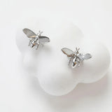 10PCS Honeybee Ear Studs Earrings 14k Plated Jewelry Making DIY Accessories