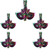 10PCS Charm Mask Pearl Cage Aromatherapy Locket Gift Necklace DIY Jewelry Making