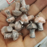10PCS Women Pendants Lapis Lazuli Tiger Eye Amethyst Gemstone DIY Jewelry