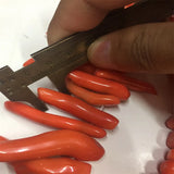 10PCS Coral Tooth Gemstone Beads for DIY Woman Jewelry Bracelet