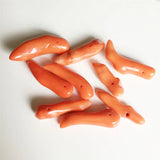 10PCS Coral Tooth Gemstone Beads for DIY Woman Jewelry Bracelet