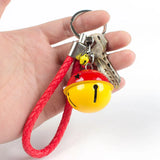 10PCS Korea Metal Double Cartoon Big Bells Women Jewelry Handbag Ringing Decor