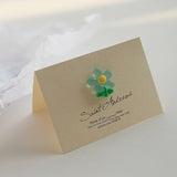 10PCS Korean Flower Greeting Cards Wedding Invitation Birthday Envelope