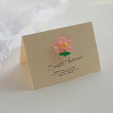 10PCS Korean Flower Greeting Cards Wedding Invitation Birthday Envelope