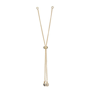 10PCS 14K Plated Zirconia Bracelet Chain DIY Jewelry Making