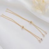 10PCS 14K Plated Zirconia Bracelet Chain DIY Jewelry Making