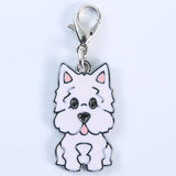 10PCS Alloy Dripping Dog Charms Pendant Earring Bracelet DIY