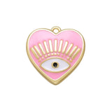 10PCS Lucky Eye Charms Pendant for DIY Necklace Earrings Jewelry