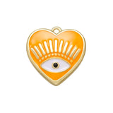 10PCS Lucky Eye Charms Pendant for DIY Necklace Earrings Jewelry