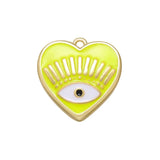 10PCS Lucky Eye Charms Pendant for DIY Necklace Earrings Jewelry