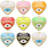 10PCS Lucky Eye Charms Pendant for DIY Necklace Earrings Jewelry