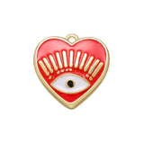 10PCS Lucky Eye Charms Pendant for DIY Necklace Earrings Jewelry