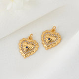 10PCS Zirconia Evil Eye Palm Charms Pendant DIY Accessories