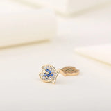 10PCS Copper Zirconia Fish Charms for Jewelry Making