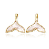 10PCS Copper Fish Tail Charms Necklace Pendant DIY Accessories