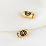 Plated Copper Evil Eye Bracelet Necklace Beads Jewelry Access.