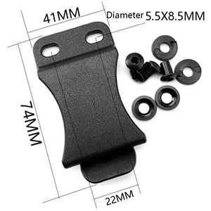 10PCS Kydex Belt Clip with Screw Fits 1.5 inch Belts Tool Part