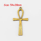 10PCS Large Ankh Egyptian Cross Charms for Jewelry Making