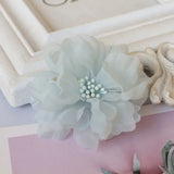 10PCS 6.5CM Chiffon Flowers DIY Hair Accessories Dress Shoes Hats