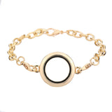 Adjustable Chain Locket Bracelets - DIY Memory Photo Floating Charm Jewelry