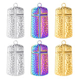 10PCS Animal Crosses Pendant Charms Stainless Steel Jewelry Necklace DIY