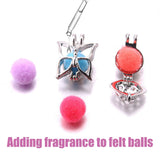 10PCS DIY Mixed Pearl Cage Locket Necklaces Aroma Diffuser Charm Necklace