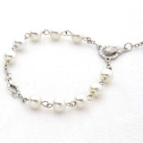 10PCS Glass Bead Catholic Rosary Necklace for Women