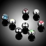 10PCS G23 Titanium Replacement Ball Body Jewelry