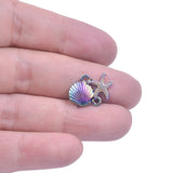 10PCS Seashells Starfish Charm Alloy Pendant for DIY Jewelry
