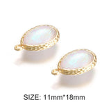 10PCS Tear Pearl Pendant Charms for DIY Jewelry Making Water Drop Pendants