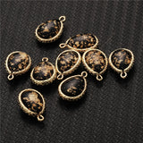 10PCS Tear Pearl Pendant Charms for DIY Jewelry Making Water Drop Pendants