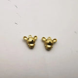 10PCS Lucky Cat & Mouse Enamel Alloy Charms Pendants Animal Charms
