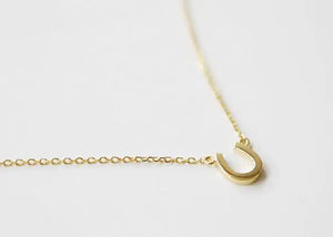 10PCS Lucky Horseshoe Necklace Horse Shoe Hoof Necklaces U Shape Necklace